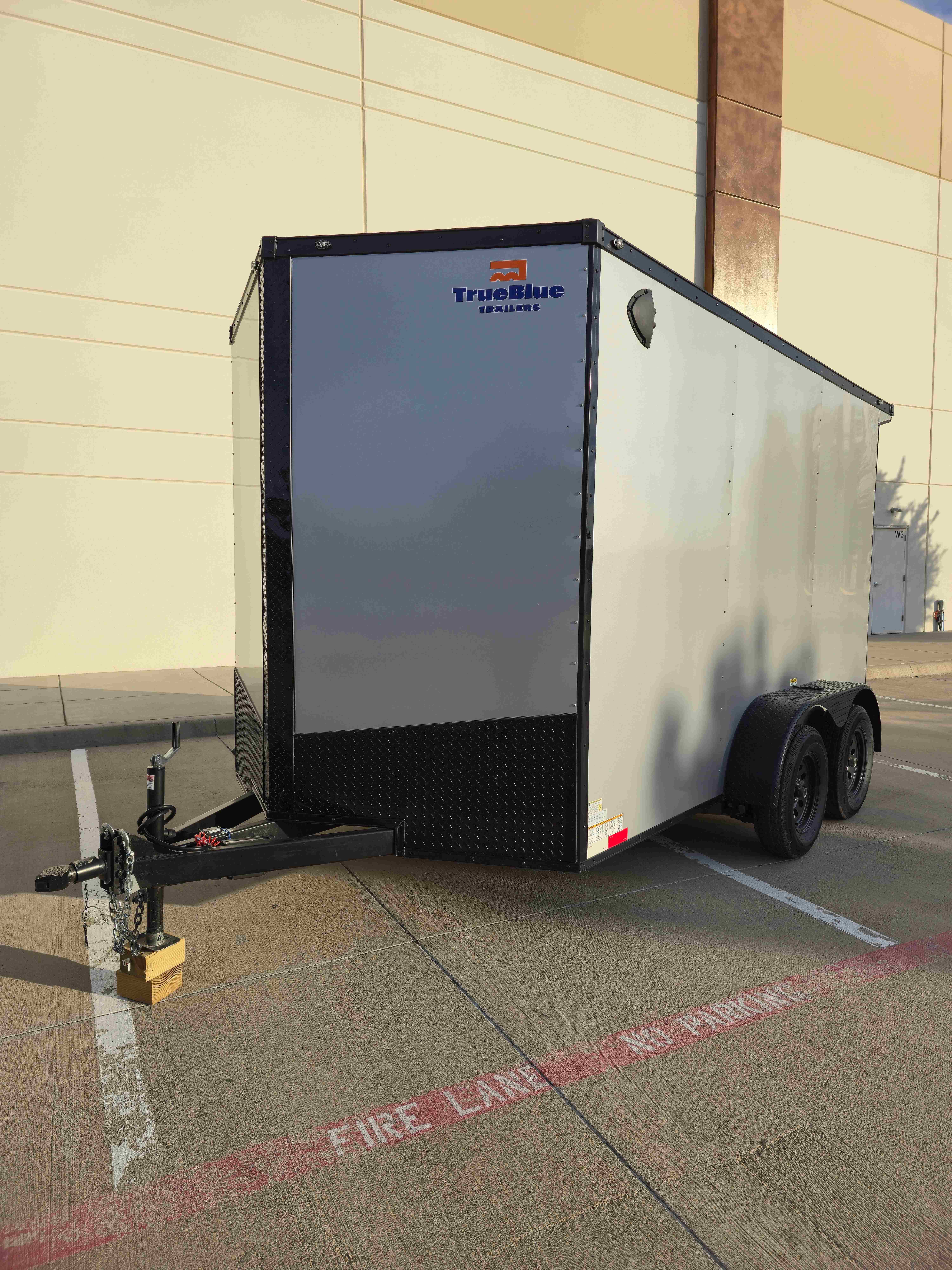 2026 True Blue 12ft Enclosed Trailer rental Fort Worth TX