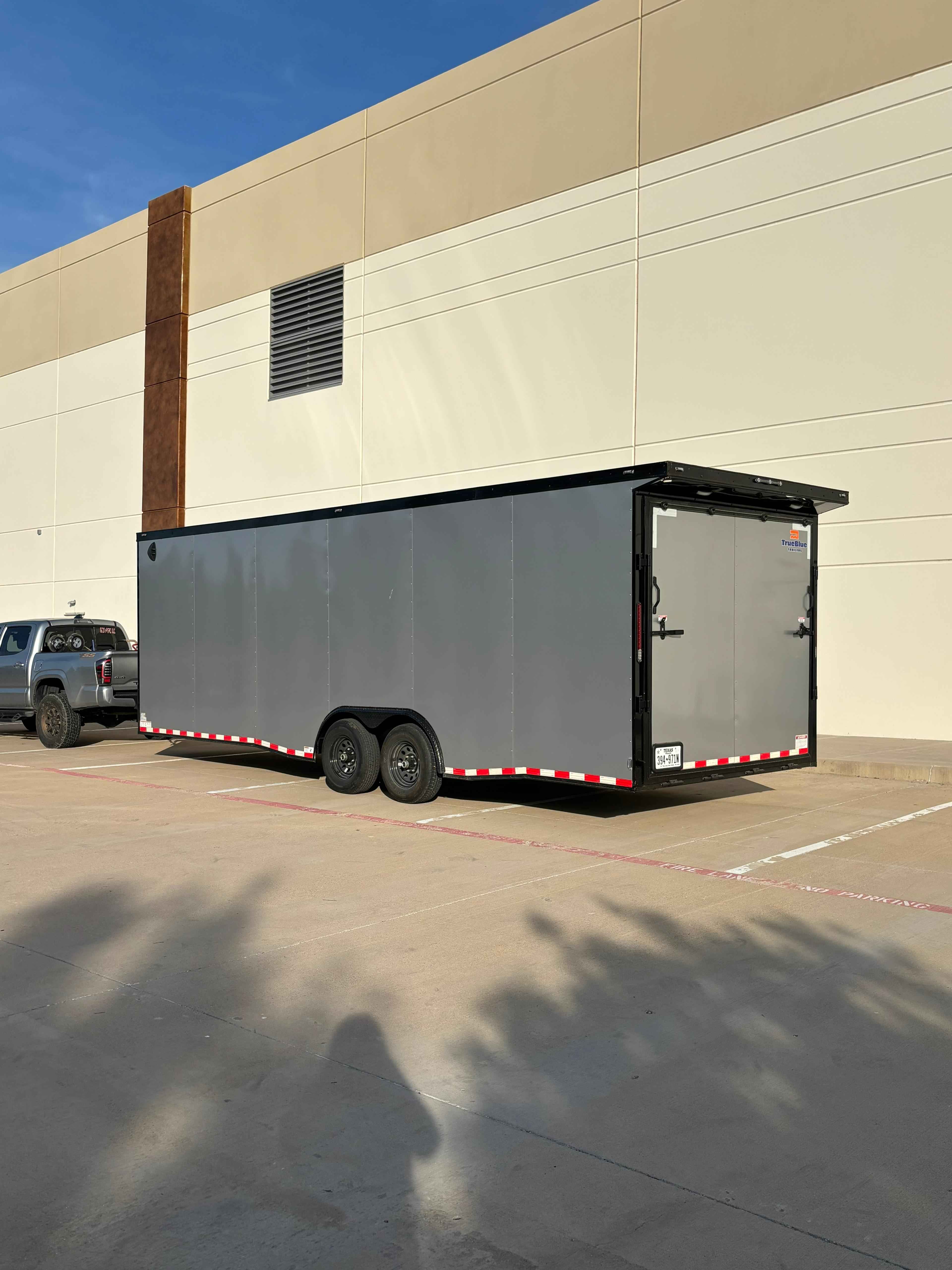 2026 True Blue 24ft Enclosed Trailer rental Fort Worth TX - large enclosed moving trailer